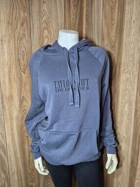 Taylor Swift The Eras Tour I Washed Pale Blue Hoodie Sz S Official .in great con